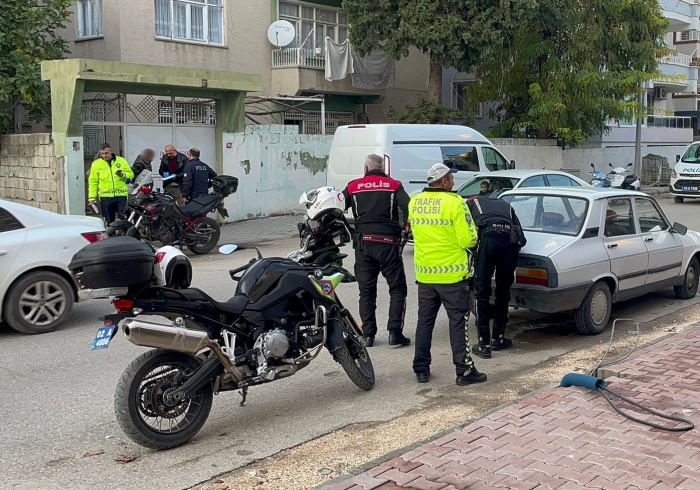 Adıyaman´da şase numarası silinmiş motosiklet yakalandı