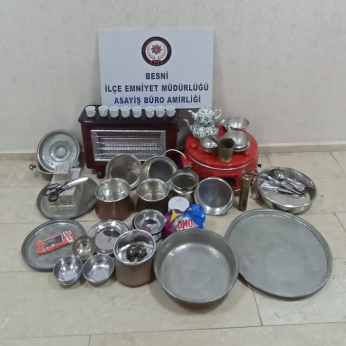 Adıyaman’da Bakır hırsızı suçüstü yakalandı