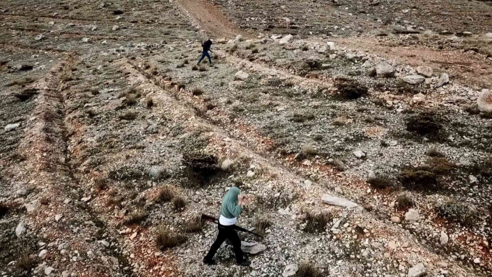Adıyaman´da kaçak avcılar dron ile kovalandı