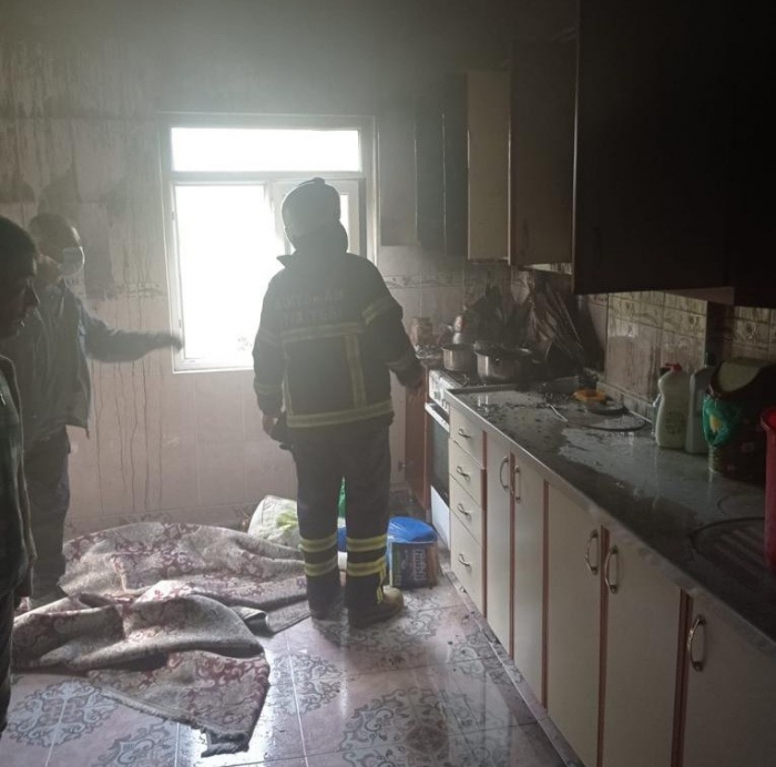 Adıyaman'da İkamet yangını 1 kişi dumandan zehirlendi