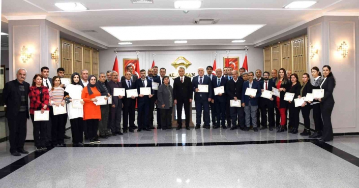 Nüfus ve Vatandaşlık Müdürlüğü personeline `başarı´ belgesi