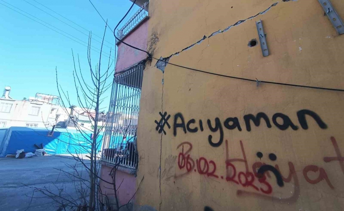 Adıyaman, acısını duvarlara yazdı: ´Acıyaman´