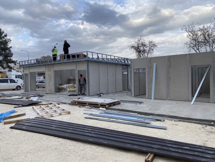 Adıyaman´da prefabrik çarşılar kuruluyor