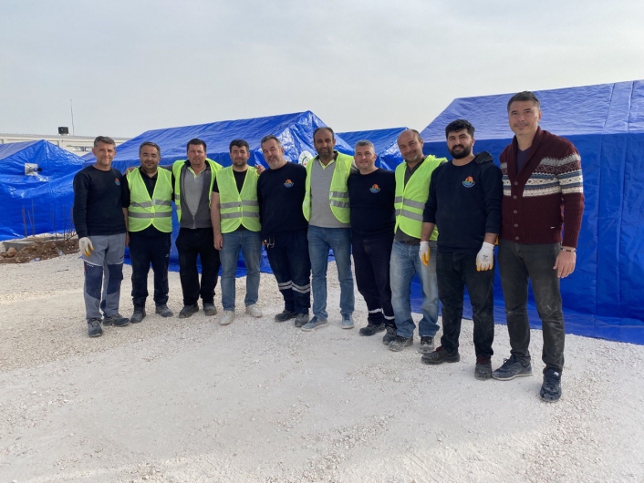 Denizli OSB´den Adıyaman´a çadır kent