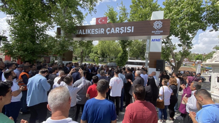 Adıyaman´da Balıkesir Çarşısı dualarla açıldı