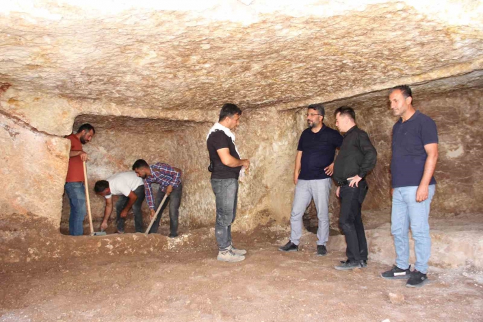 Sulama kanalı çalışmasında Roma Dönemi´ne ait bin 800 yıllık mezar bulundu