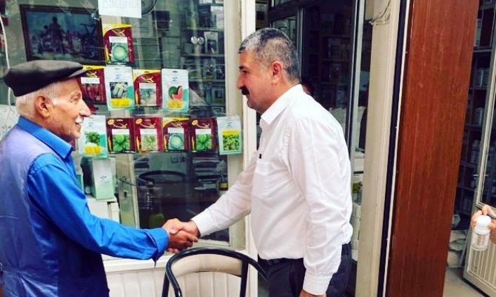 Başkan Sümer´e vatandaşlardan sıcak ilgi