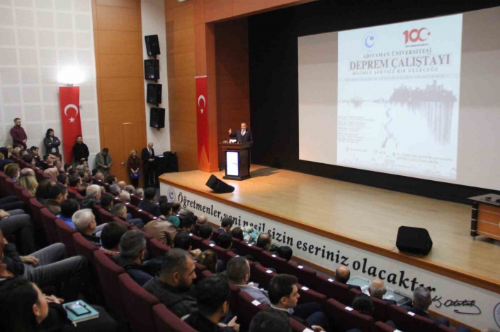 Adıyaman´da duygusal anların yaşandığı deprem çalıştayı düzenlendi