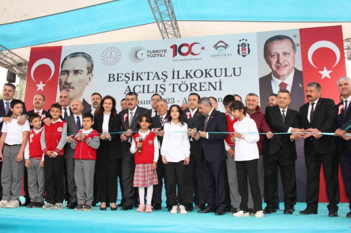 Milli Eğitim Bakanı Tekin, Beşiktaş Jimnastik Kulübü´nün yaptırdığı okulu açtı