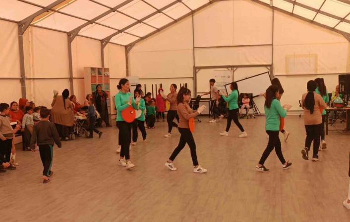Konteyner kentte çocuk şenliği düzenlendi
