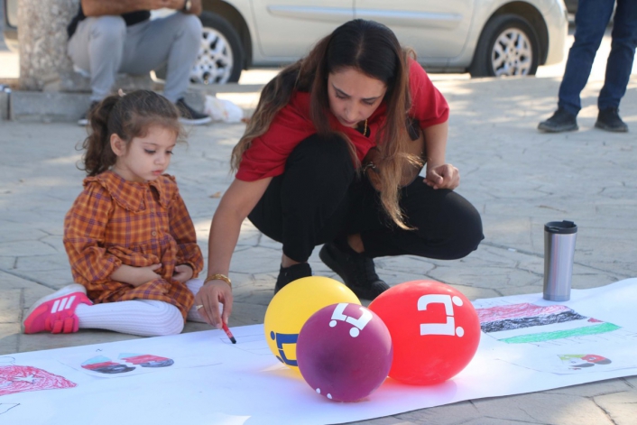 Adıyaman'da Filistinli Çocuklar İçin Çiz