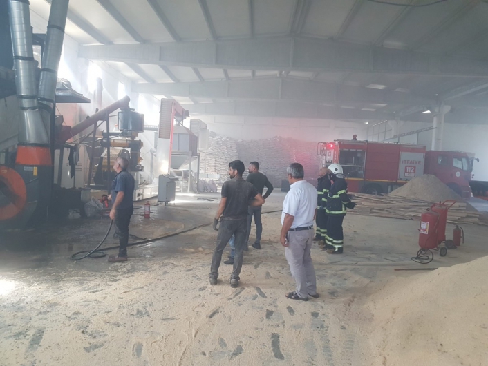 Adıyaman Organize Sanayi Bölgesi'nde yangın