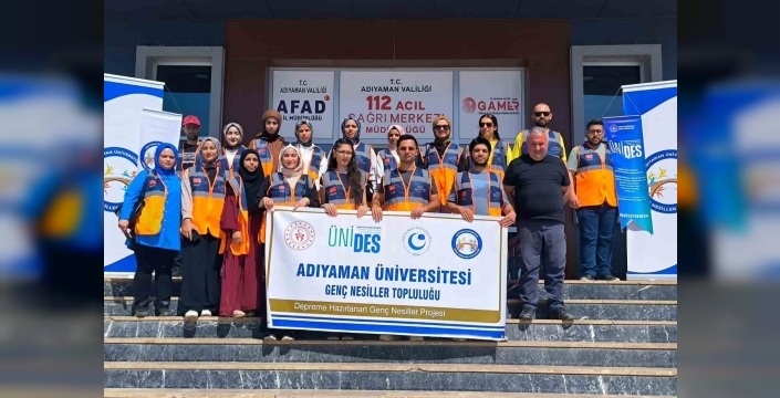 "Depreme hazırlanan genç nesiller" eğitimi başarıyla tamamlandı