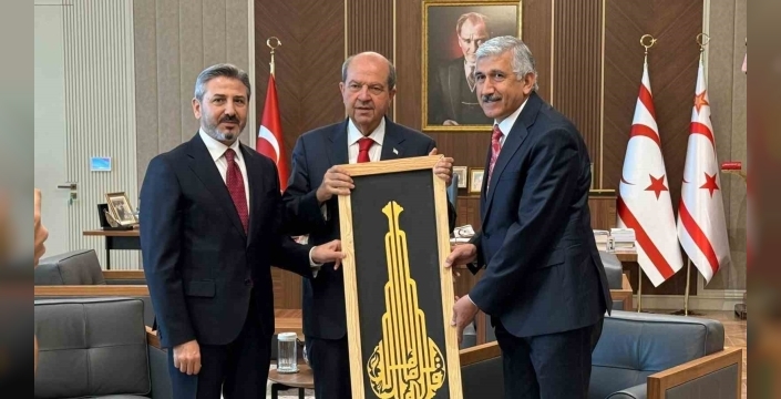 Başkan Hallaç’tan KKTC Cumhurbaşkanı Ersin Tatar’a ziyaret