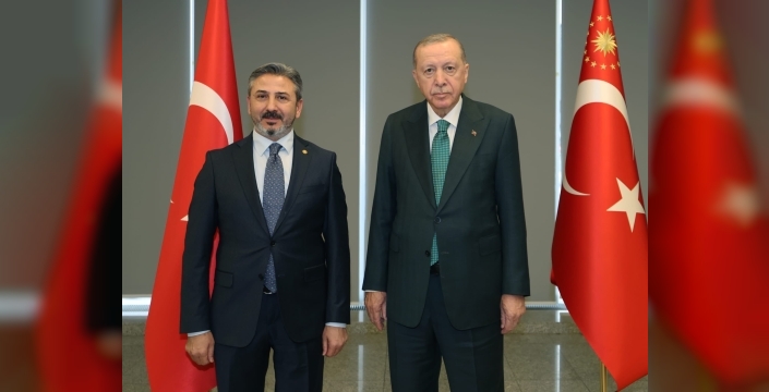 Bakan Yardımcısı Aydın, Cumhurbaşkanı Erdoğan ile Bir Araya Geldi