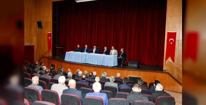Recep İçme Suyu için geniş katılımlı bilgilendirme toplantısı düzenlendi