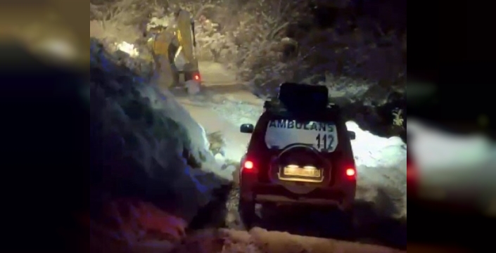 Hastalara ulaşmak için ekiplerin zorlu mücadelesi