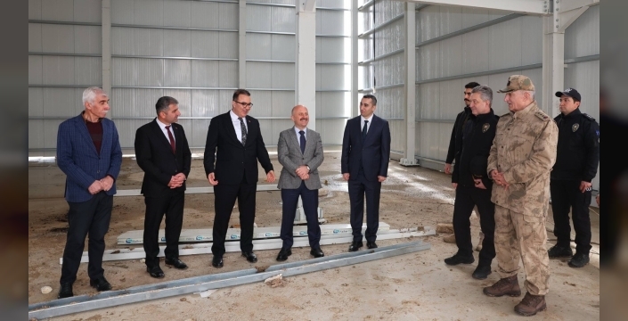 Vali Osman Varol Samsat ilçesinde incelemelerde bulundu