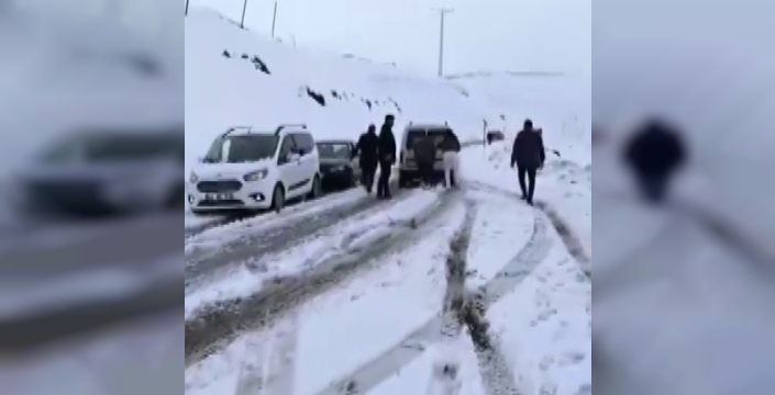 Adıyaman’ın yüksek kesimlerinde kar yağışı