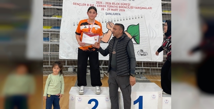 Adıyamanlı Rahime Ballık’tan Türkiye ikinciliği başarısı