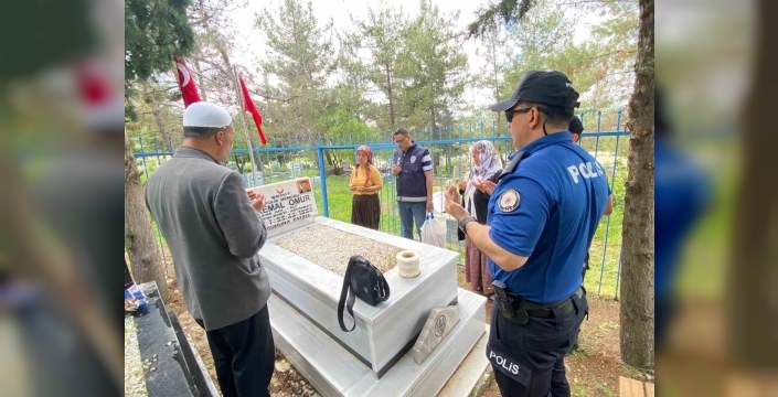 Besni’de şehit ve gazi ailelerine bayram ziyareti