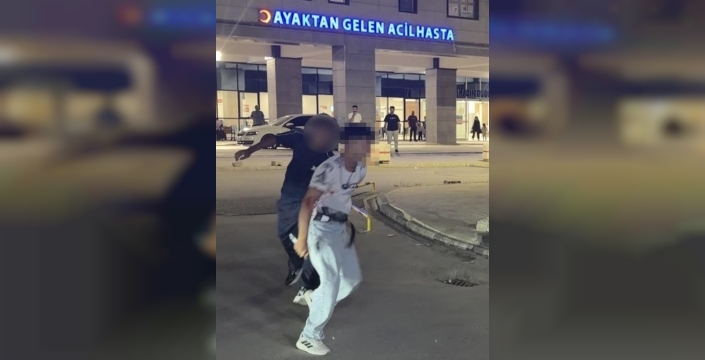 Hastanedeki bıçaklı saldırıda 1 şahıs tutuklandı