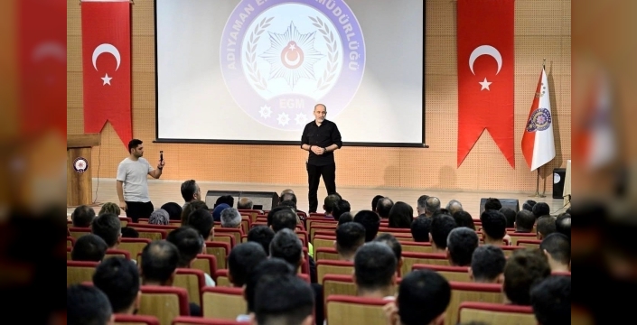 Adıyaman’da emniyet personeline moral ve motivasyon semineri