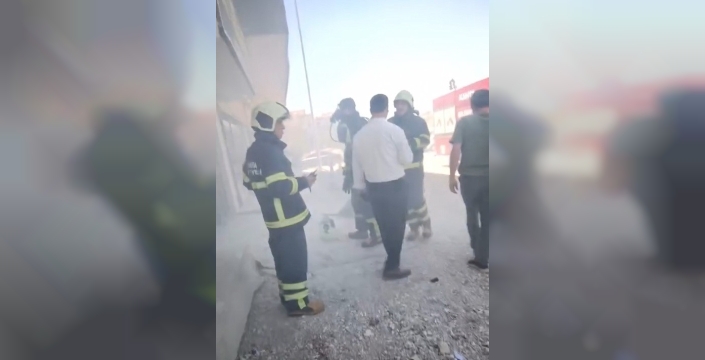 İş merkezindeki korkutan yangında 2 kişi hastaneye kaldırıldı