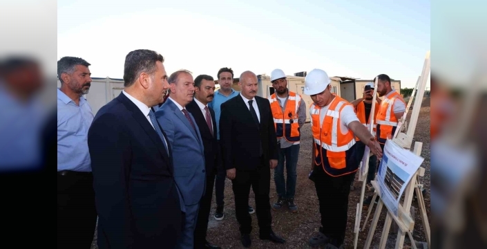 Kahta’da kamu yatırımları yerinde incelendi