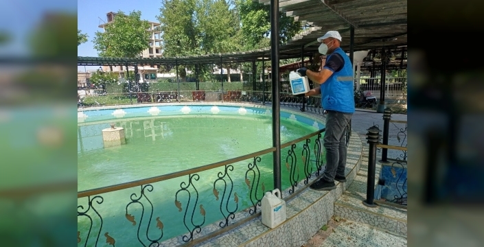 Adıyaman Belediyesi’nden üvez ve sivrisineğe karşı kesintisiz mücadele