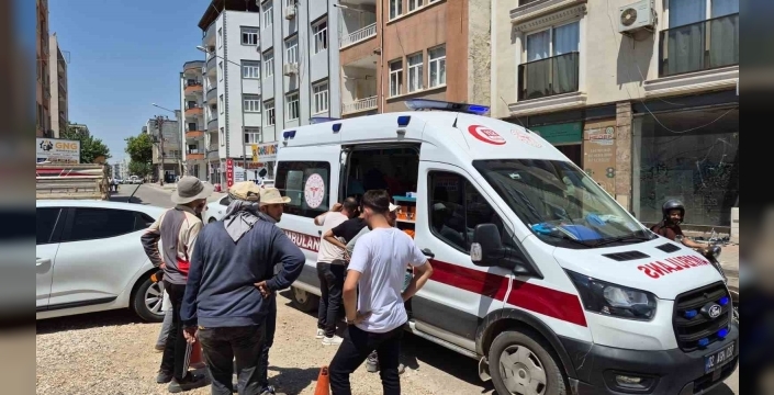 Çelik halata elini sıkıştıran vinç operatörü yaralandı