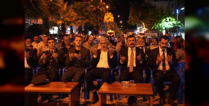 Kahta’da 15 Temmuz Demokrasi Ve Milli Birlik Günü anma programı düzenlendi