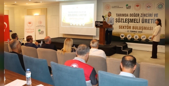Tarım sektör temsilcileri bir araya geldi