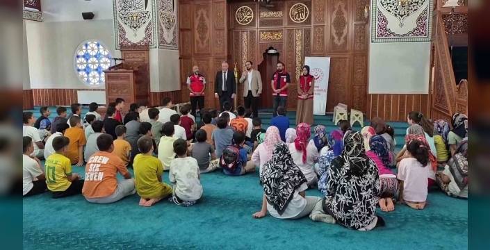 Yaz Kur’an Kursları’nda bağımlılığın zararları anlatıldı