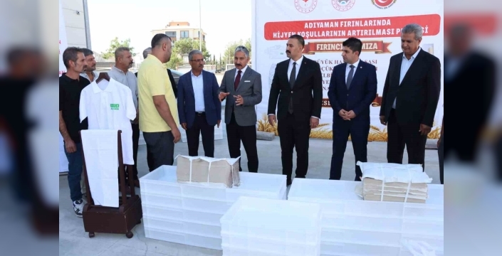 Adıyaman’da fırınlara hijyen desteği
