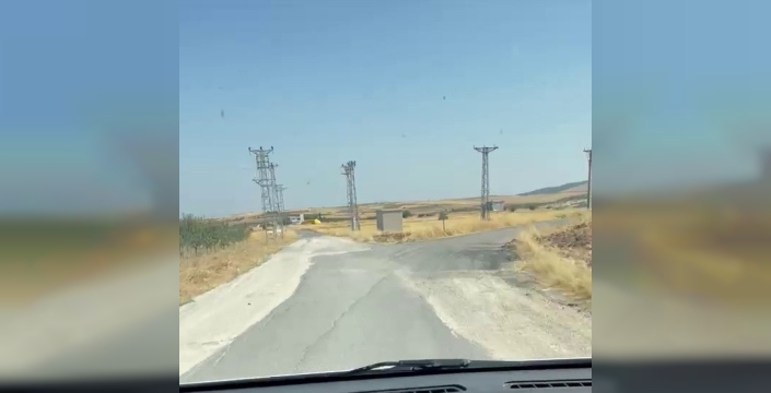 Adıyaman’da köy yolu tepkisi