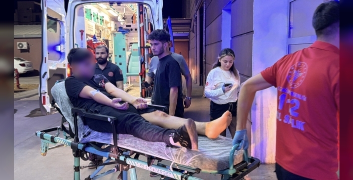 Kontrolden çıkan motosiklet devrildi: 1 yaralı