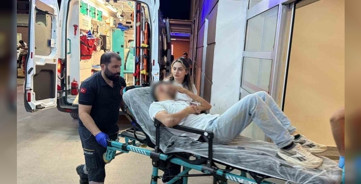 Sokak ortasında darp edildi