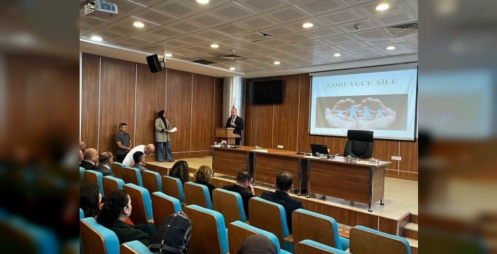 Adıyaman’da adliye personeline koruyucu aile eğitimi verildi