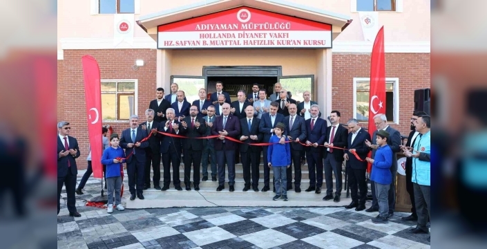 Adıyaman’da cami ve hafızlık kursu dualarla açıldı