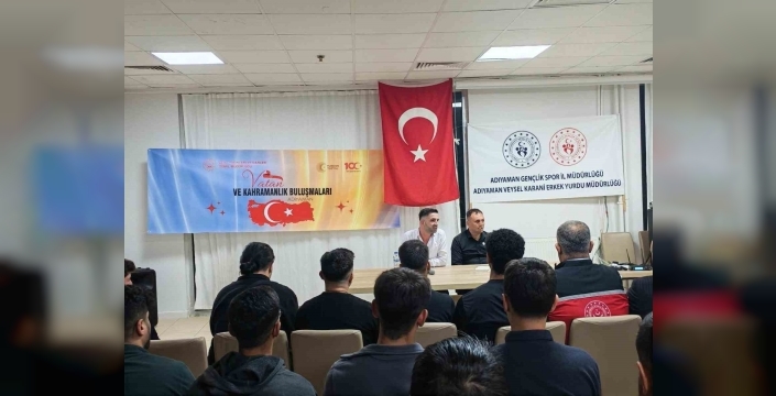 Öğrenci yurdunda "Vatan ve Kahramanlık Buluşmaları" gerçekleştirildi