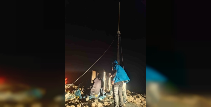 Ulubaba Tepesi’ne kurulan UHF rölesi afet haberleşmesini güçlendirecek